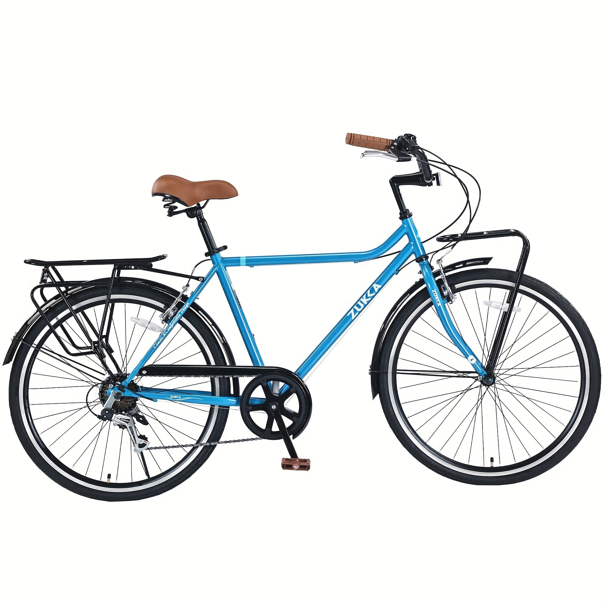 7 Speed, Multiple Colors 26 Inch Vintage Style Bike, Retro Commute Bike for Women And Men