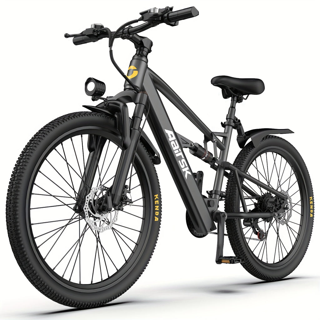 Aairsk Adult Electric Bicycle, Maximum Speed 22 Mph, 36V\u002F13AH, Peak Power 748W Brushless Motor with Shock Absorption, Electric Mountain Bike for Adults And