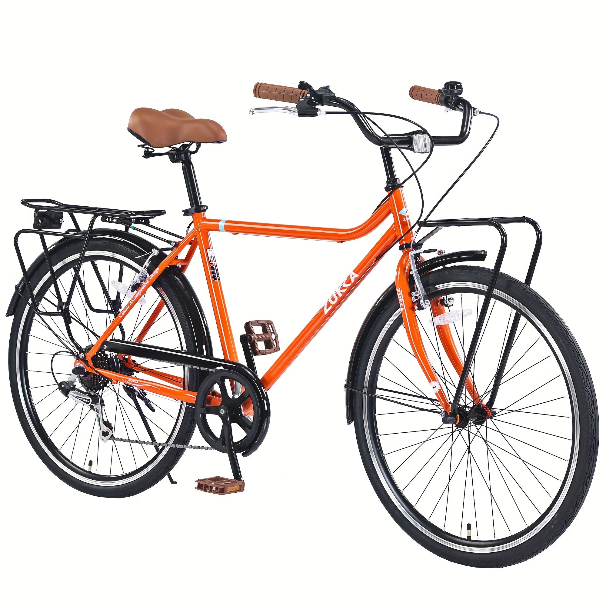 7 Speed, Multiple Colors 26 Inch Vintage Style Bike, Retro Commute Bike for Women And Men