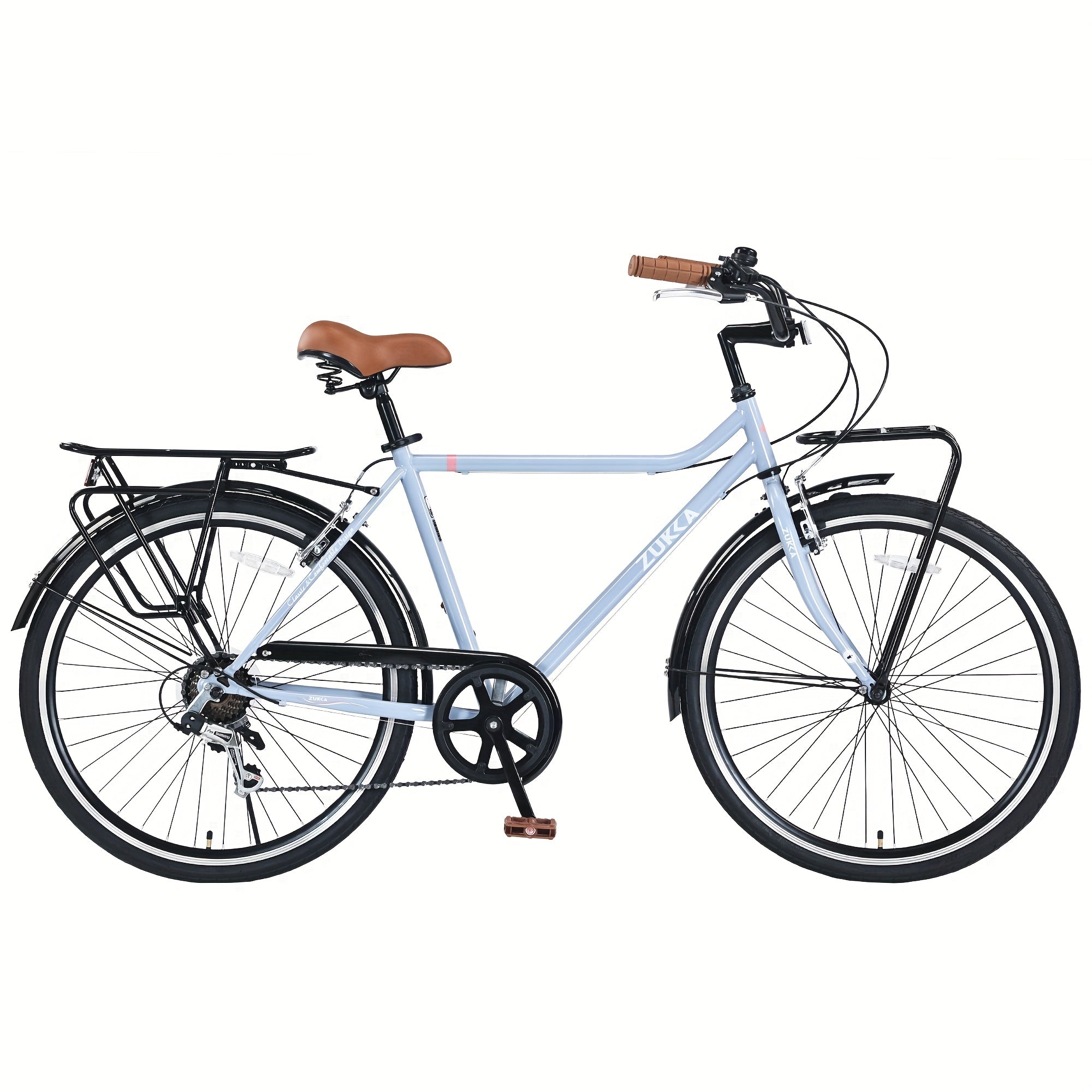 7 Speed, Multiple Colors 26 Inch Vintage Style Bike, Retro Commute Bike for Women And Men