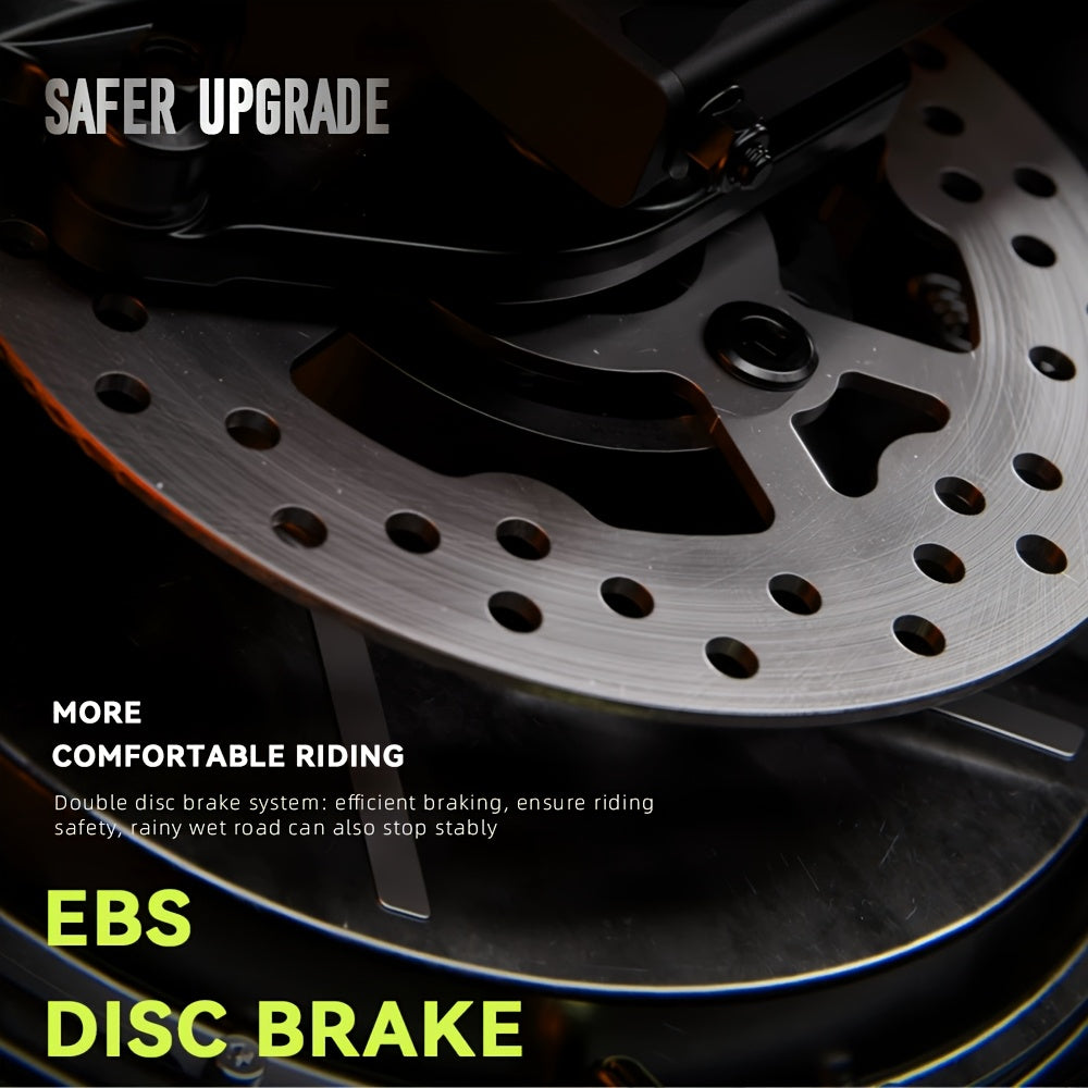 Adult Folding Electric Bicycle, Featuring a 700W Peak Motor with a 960Wh Battery, Capable of Traveling 35 Miles at Speeds Up to 20MPH. This Commuter E-Bike Includes a Removable 48V 20AH Battery, Supports a Weight of 330 Lbs