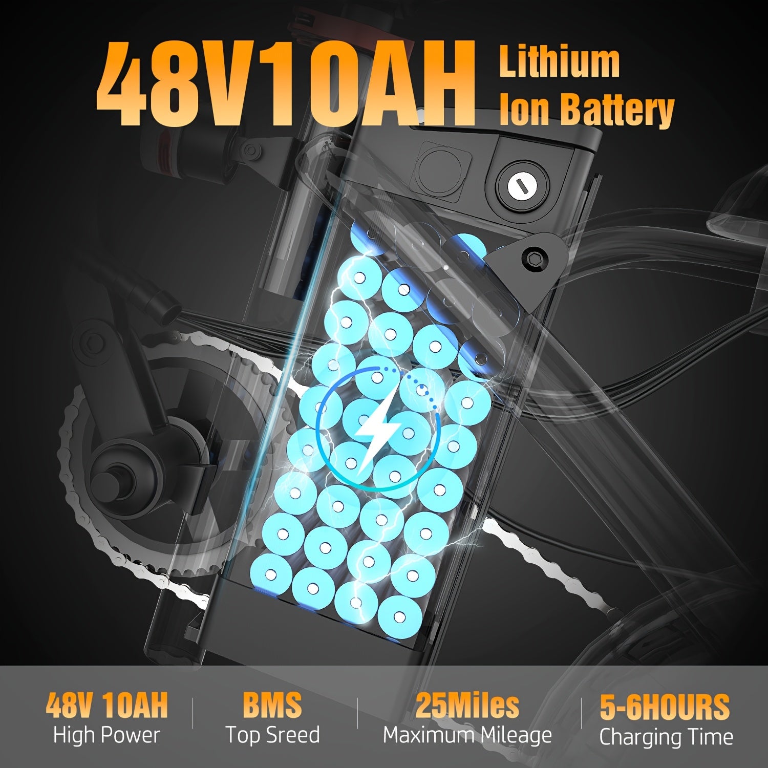 ASKGO Z8 Adult Folding Electric Bicycle, 650W 25 MPH 25 Miles, 48V 10Ah Detachable Battery, Suitable For Daily Commuting, Going Out And Playing, The Best Gift, Folding Electric Bicycle For Adults With Two Seats